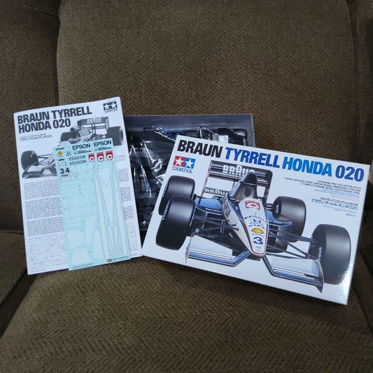 Braun Tyrrell Honda 020 Model Kit 1991 TAMIYA 1:20 New in Box Grand Prix 20029