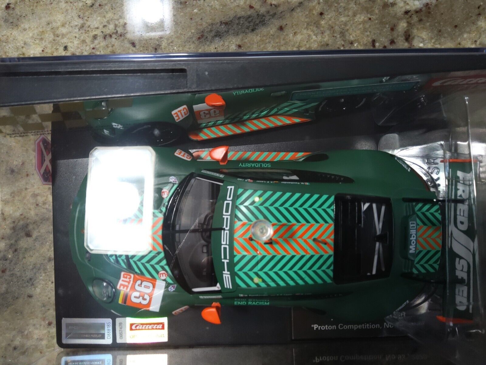 Carrera 1:24 Scale 23950 Porsche 911 RSR Proton #93 Digital W/Lights MIB 