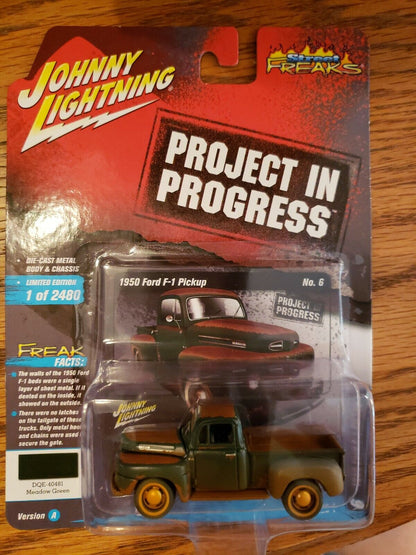 STREET FREAKS 2020 RELEASE 1, SET A OF 6 CARS 1/64 BY JOHNNY LIGHTNING JLSF015 A
