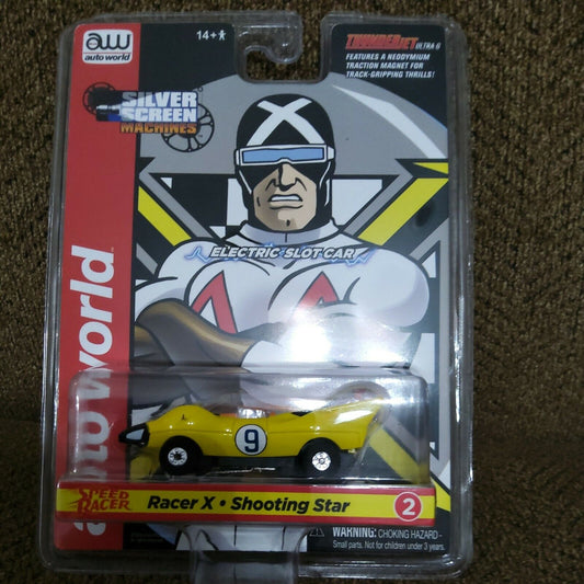 SC372 AUTO WORLD THUNDERJET R36 SPEED RACER SHOOTING STAR RACER X HO SLOT CAR