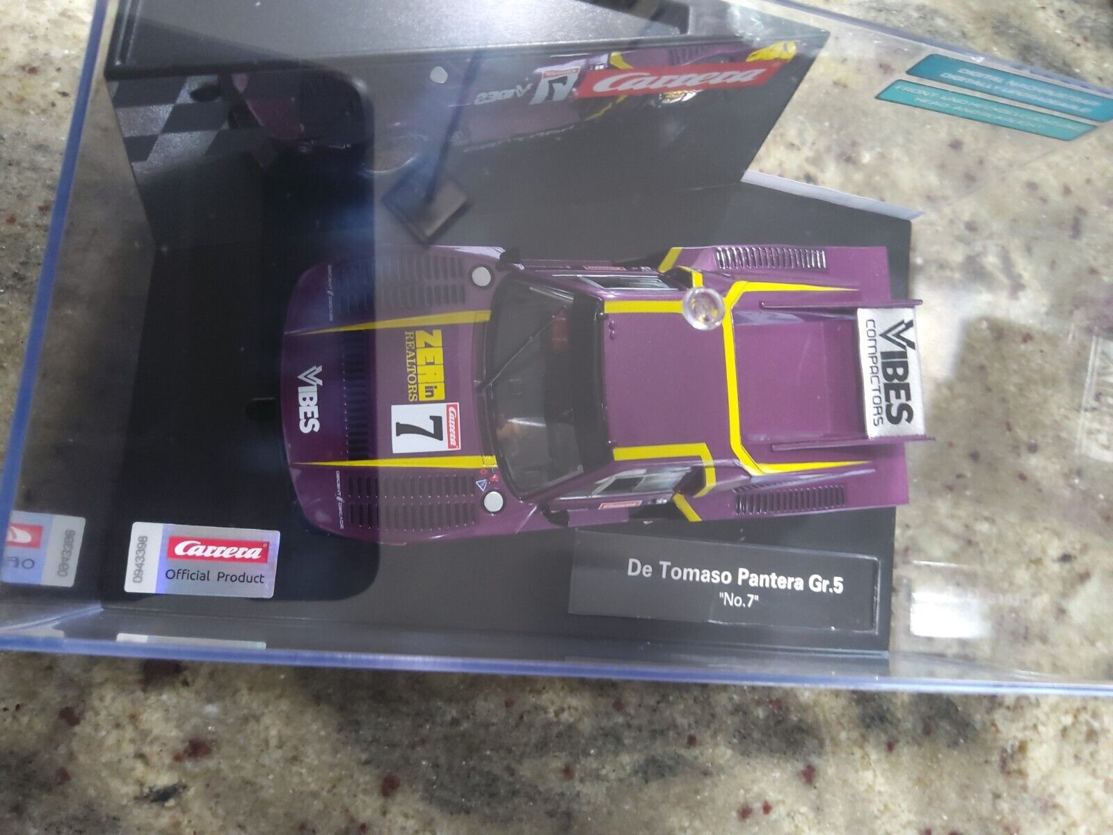 Carrera Evolution De Tomaso Pantera No.7 1/32 Analog Slot Car NIB 