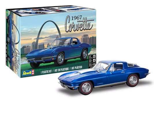 Revell 1/25 1967 Corvette Coupe Plastic Model Kit 85-4517 NEW IN SEALED BOX
