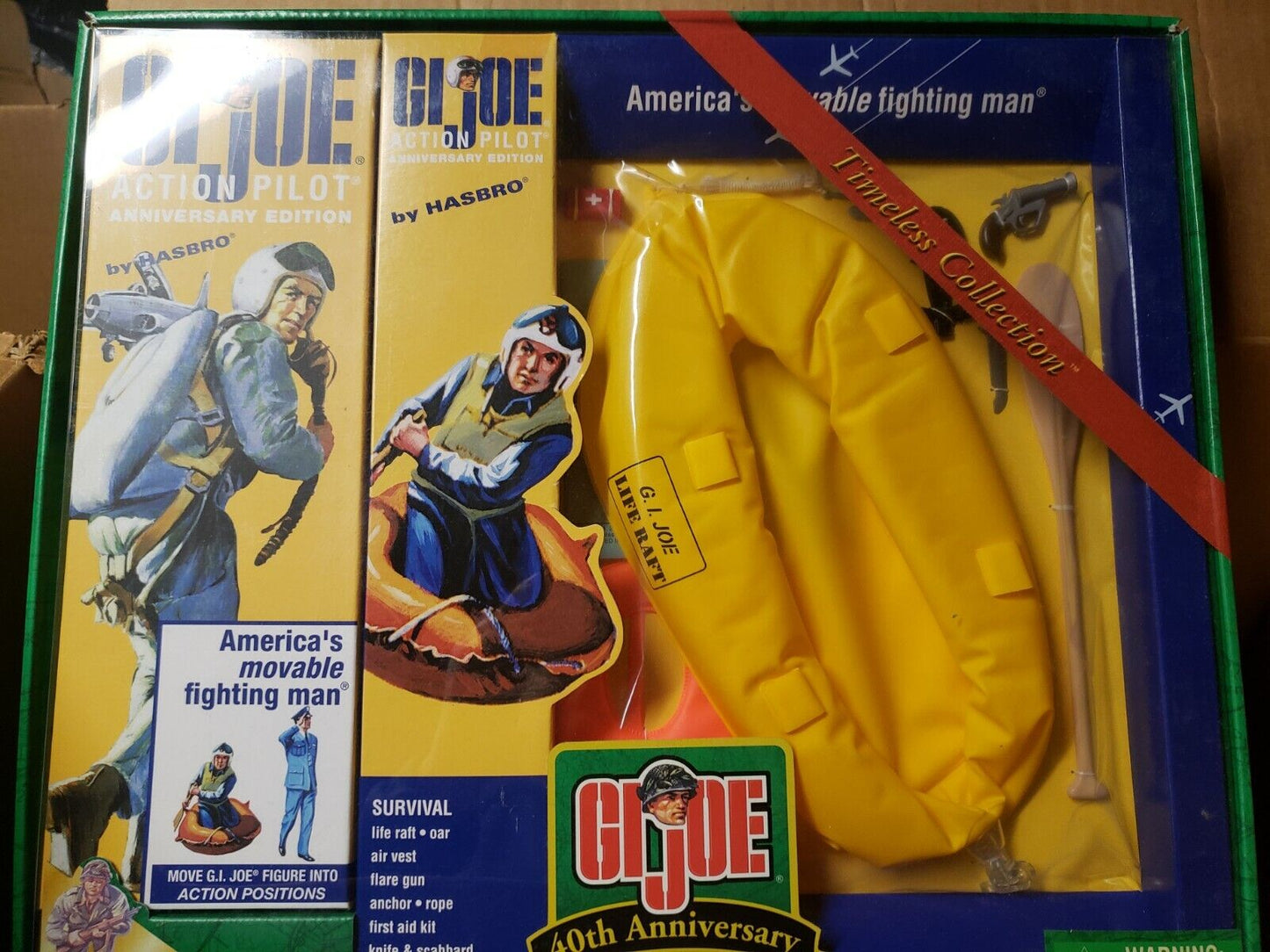 GI JOE 40TH ANNIVERSARY - 4TH IN SERIES - COLLECTION ACTION PILOT - SURVIVAL NIB