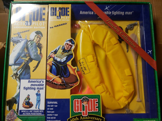 GI JOE 40TH ANNIVERSARY - 4TH IN SERIES - COLLECTION ACTION PILOT - SURVIVAL NIB