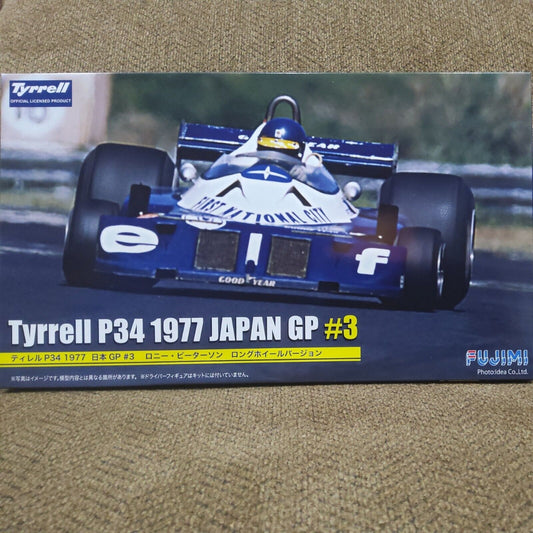Fujimi 9090 Tyrrell P34 77' Japan GP long Chassis Ver. - Plastic Model Car 