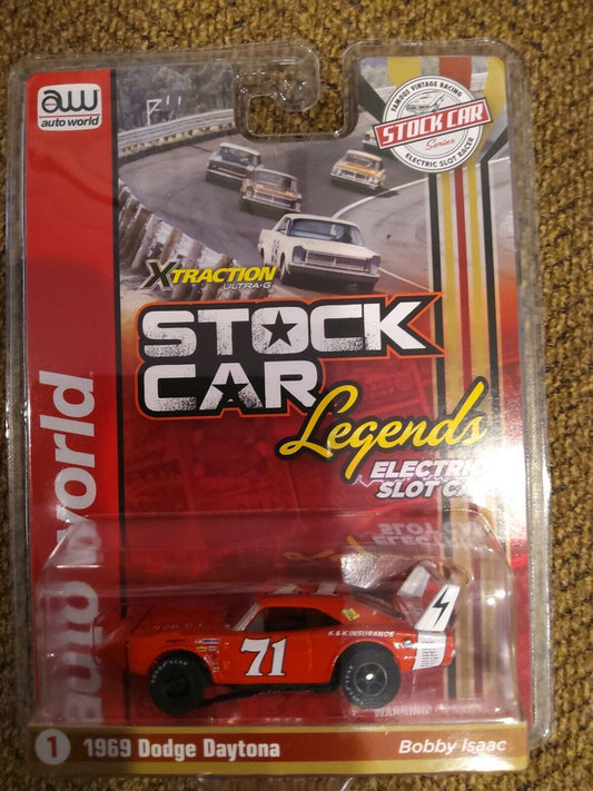 NEW Auto World Stock Car Legends Bobby Isaac 71 Plymouth  Road Runner 