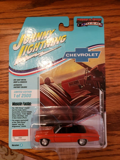 JOHNNY LIGHTNING JLMC022-A MUSCLE CARS USA 2020 RELEASE 1, SET A OF 6 CARS 1/64 