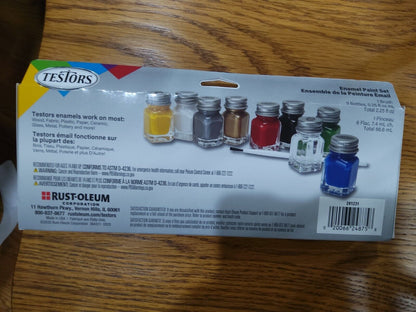 Promotional Testors Enamel Paint Set 10 Piece 281231 replaces 9146 brand new