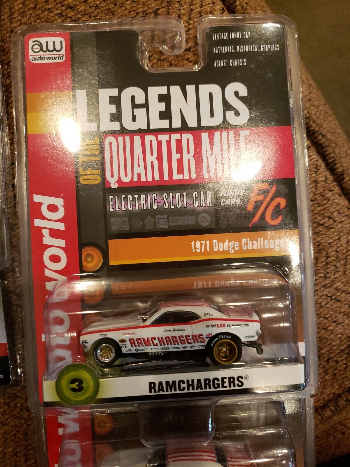 AW LEGENDS OF THE QUARTER MILE 1971 DODGE CHALLENGER RAMCHARGERS NEW