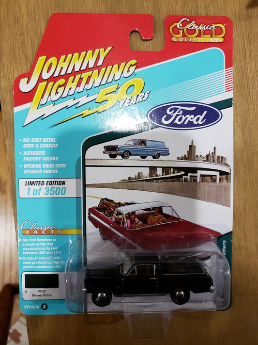 Johnny Lightning 1965 Ford Ranchero Black 2019 NEW Classic Gold R1 A Limited