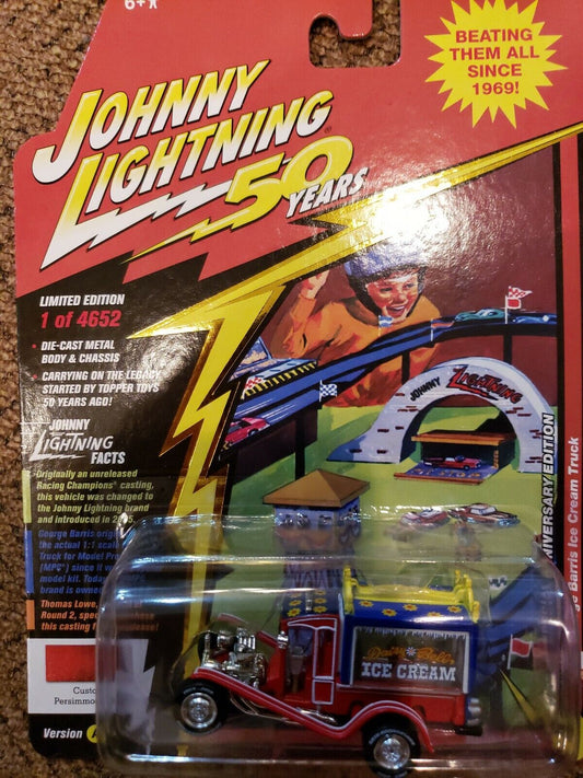 Johnny Lightning 50 Years Barris Ice Cream Truck 1/64 Scale 1 of 4652 MINT